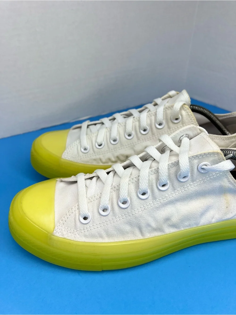 Converse CTAS CX “Street Utility” White/Lime Twist M10/W12 170994C Very Nice. - Picture 9 of 16